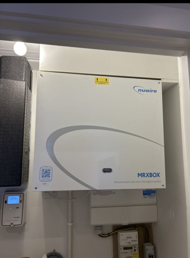 New Nuaire MRXBOX MVHR unit installed